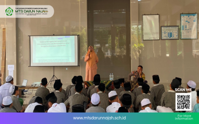 Hari Keempat MATAMUDA, MTs Darun Najah Bekali Murid Baru dengan Materi BRUS dan Edukasi Anti-Bullying