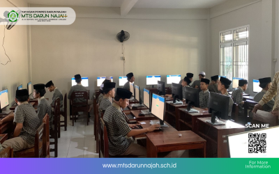 Latih Kesiapan Siswa, MTs Darun Najah Gelar Gladi TKA