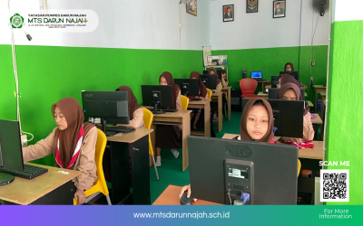 Hari Kelima UMBK MTs Darun Najah, Siswa Ikuti Ujian Bahasa Arab dan PJOK